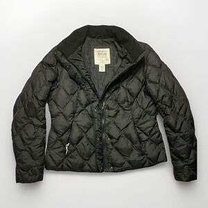 Vintage Eddie Bauer Goose Down Puffer Coat Women’s XL Black Outdoor Warm